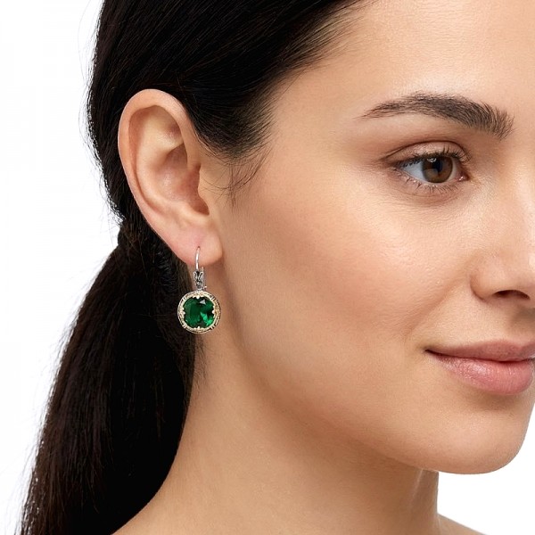 ΒΥΖΑΝΤΙΝΑ ΣΚΟΥΛΑΡΙΚΙΑ ΑΣΗΜΙ925 ΜΕ ΦΙΛΝΤΙΣΙ ΠΕΤΡΑ