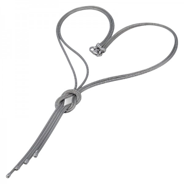 ΑΛΥΣΙΔΩΤΟ ΚΟΛΙΕ ΑΣΗΜΙ925 ΜΕ ΕΠΙΠΛΑΤΙΝΩΣΗ