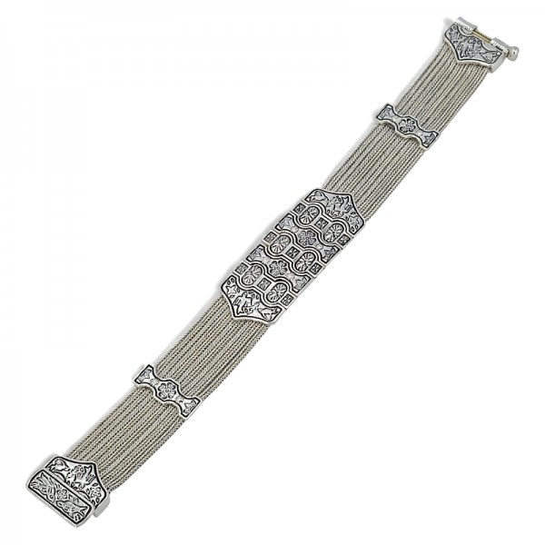 ΧΕΙΡΟΠΟΙΗΤΟ ΑΛΥΣΙΔΩΤΟ ΒΡΑΧΙΟΛΙ ΑΠΟ ΑΣΗΜΙ 925