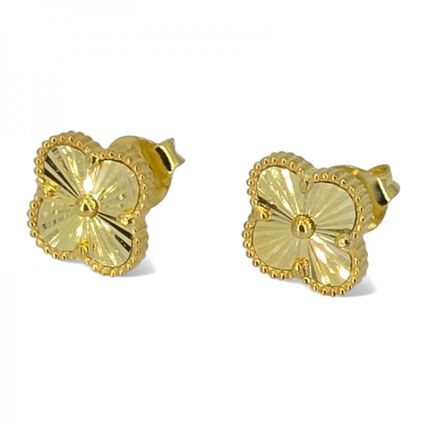 ΚΑΡΦΩΤΑ ΣΚΟΥΛΑΡΙΚΙΑ ΑΣΗΜΙ925 ΜΕ ΕΠΙΧΡΥΣΩΣΗ Κ18 ΚΑΙ ΜΑΛΑΧΙΤΗ