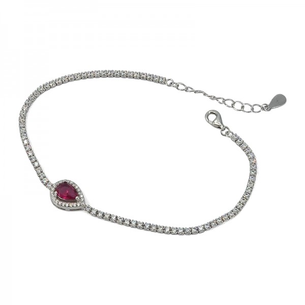 ΒΡΑΧΙΟΛΙ ΡΙΒΙΕΡΑ ΑΣΗΜΙ925 ΕΠΙΠΛΑΤΙΝΩΜΕΝΟ ΜΕ ΖΙΡΚΟΝ