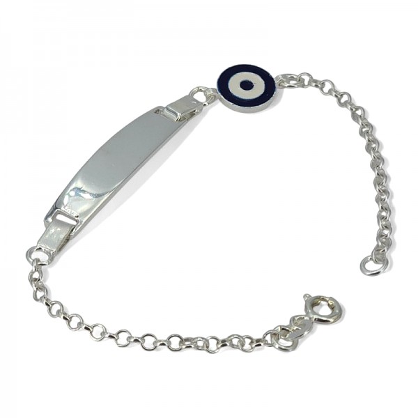 ΠΑΙΔΙΚΟ ΒΡΑΧΙΟΛΙ ΤΑΥΤΟΤΗΤΑ ΜΑΤΙ ΑΠΟ ΑΣΗΜΙ925