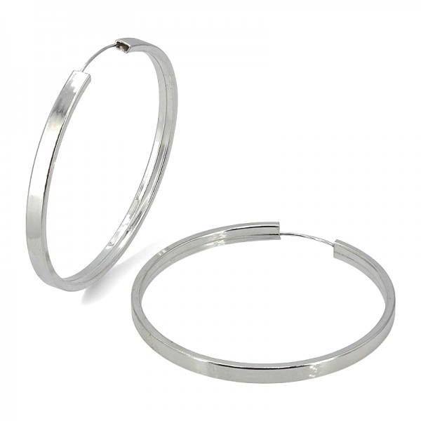 ΚΡΙΚΟΙ ΣΚΟΥΛΑΡΙΚΙΑ  ΜΑΤΙ ΑΠΟ ΑΣΗΜΙ925 ΕΠΙΠΛΑΤΙΝΩΜΕΝΟ 2,2 CM