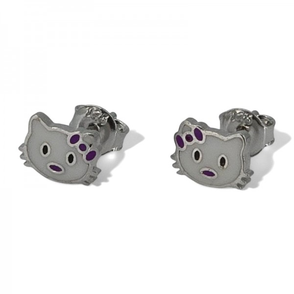 ΠΑΙΔΙΚΑ ΣΚΟΥΛΑΡΙΚΙΑ ΑΣΗΜΙ925 ΜΕ HELLO KITTY