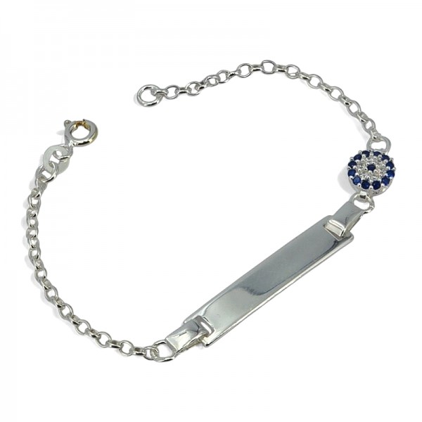 ΠΑΙΔΙΚΟ ΒΡΑΧΙΟΛΙ ΤΑΥΤΟΤΗΤΑ ΜΑΤΙ ΑΠΟ ΑΣΗΜΙ925