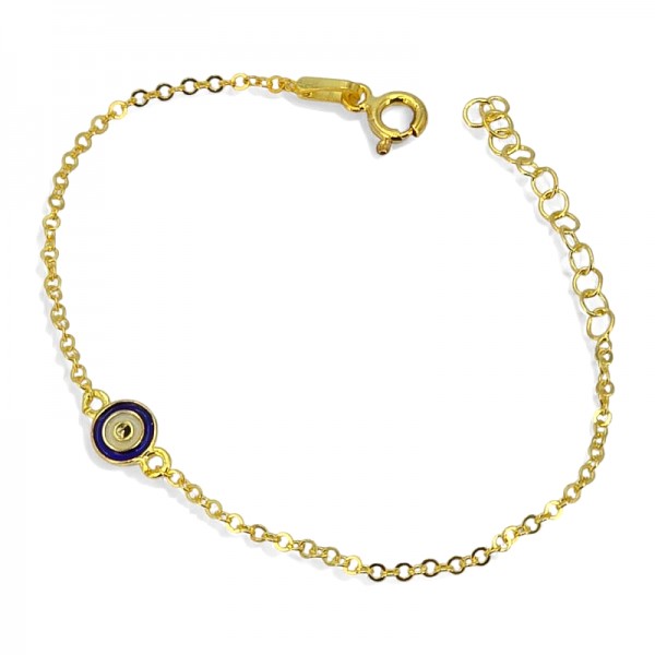 ΠΑΙΔΙΚΟ ΒΡΑΧΙΟΛΙ ΜΑΤΙ ΑΣΗΜΙ925 ΚΑΙ ΕΠΙΧΡΥΣΩΣΗ Κ18