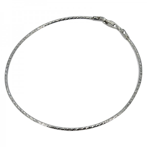 ΒΡΑΧΙΟΛΙ ΑΛΥΣΙΔΑ ΑΣΗΜΙ925 ΜΕ ΕΠΙΠΛΑΤΙΝΩΣΗ