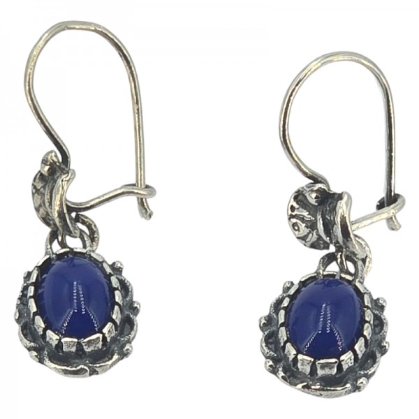 ΑΝΤΙΚΕ ΣΚΟΥΛΑΡΙΚΙΑ ΑΣΗΜΙ925 ΜΕ ΛΑΠΙΣ ΠΕΤΡΑ