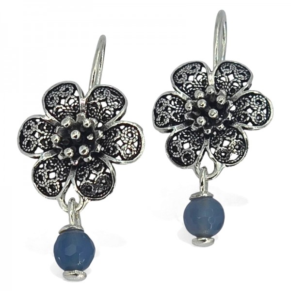 ΧΕΙΡΟΠΟΙΗΤΑ ΦΙΛΙΓΚΡΑΝ ΣΚΟΥΛΑΡΙΚΙΑ ΑΠΟ ΑΣΗΜΙ925 ΚΑΙ ΧΑΛΑΖΙΑ ΠΕΤΡΑ