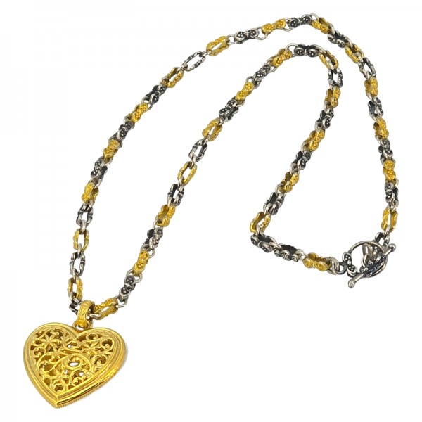 ΜΕΝΤΑΓΙΟΝ ΜΕ ΑΛΥΣΙΔΑ ΑΣΗΜΙ925 ΚΑΙ ZIΡΚΟΝ ΠΕΤΡΑ