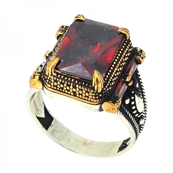 ΑΝΔΡΙΚΟ ΔΑΧΤΥΛΙΔΙ ΑΠΟ ΑΣΗΜΙ925 ΚΑΙ ΓΡΑΝΑΔΑ ΠΕΤΡΑ