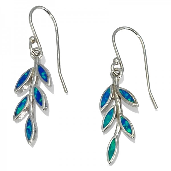 ΚΡΕΜΑΣΤΑ ΣΚΟΥΛΑΡΙΚΙΑ ΦΥΛΛΑ ΑΠΟ ΑΣΗΜΙ925 ΚΑΙ ΟΠΑΛ ΠΕΤΡΑ