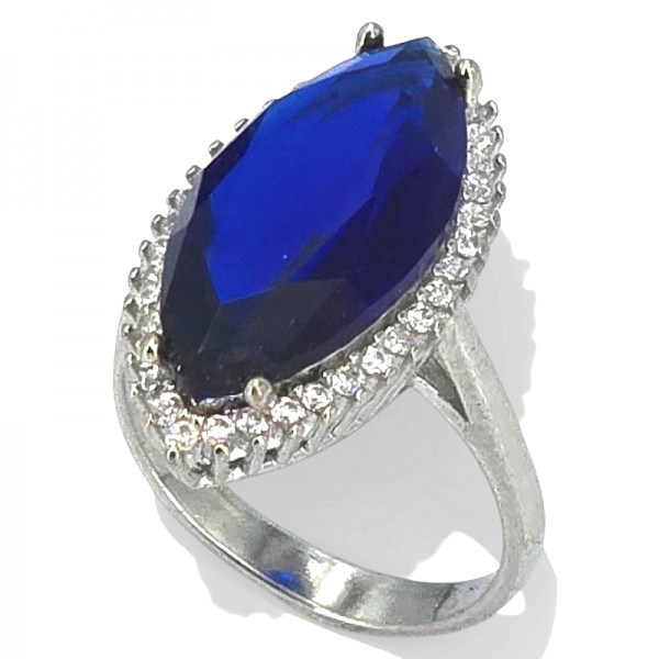 ΔΑΧΤΥΛΙΔΙ ΑΠΟ ΑΣΗΜΙ925 ΜΕ ΕΠΙΠΛΑΤΙΝΩΣΗ ΚΑΙ ΖΙΡΚΟΝ ΠΕΤΡΕΣ