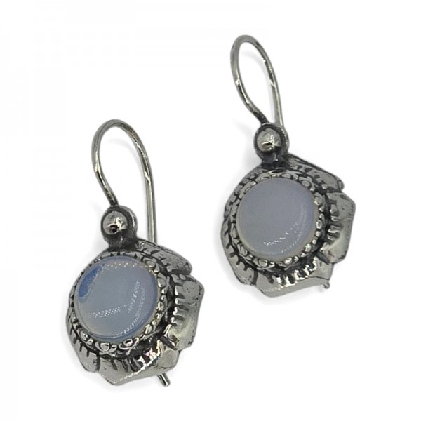 ΑΝΤΙΚΕ ΣΚΟΥΛΑΡΙΚΙΑ ΑΣΗΜΙ925 ΜΕ ΦΕΓΓΑΡΟΠΕΤΡΑ