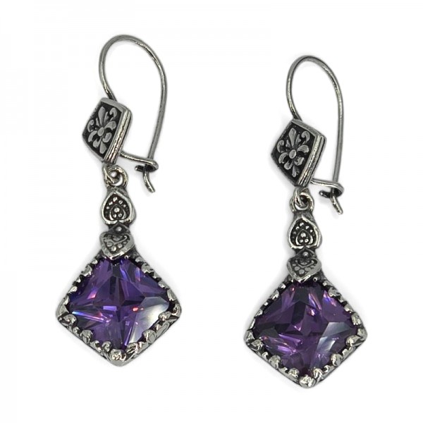 ΑΝΤΙΚΕ ΚΡΕΜΑΣΤΑ ΣΚΟΥΛΑΡΙΚΙΑ ΑΣΗΜΙ925 ΚΑΙ ΖΙΡΚΟΝ ΠΕΤΡΑ