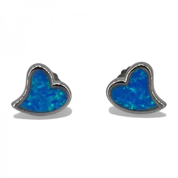 ΚΑΡΦΩΤΑ ΣΚΟΥΛΑΡΙΚΙΑ ΑΣΗΜΙ925 ΜΕ ΟΠΑΛ ΠΕΤΡΕΣ