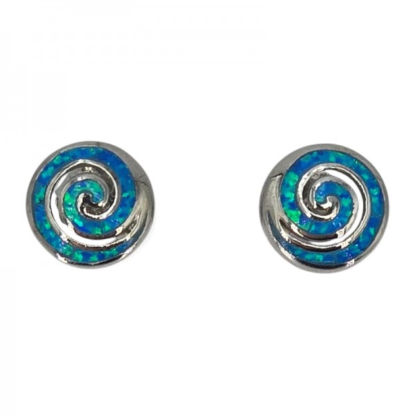 ΚΑΡΦΩΤΑ ΣΚΟΥΛΑΡΙΚΙΑ ΑΣΗΜΙ925 ΜΕ ΟΠΑΛ ΠΕΤΡΕΣ