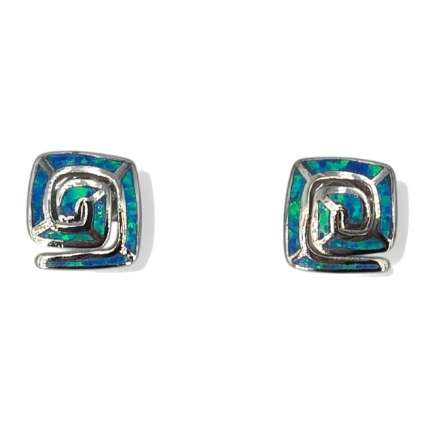 ΚΑΡΦΩΤΑ ΣΚΟΥΛΑΡΙΚΙΑ ΑΣΗΜΙ925 ΜΕ ΟΠΑΛ ΠΕΤΡΕΣ