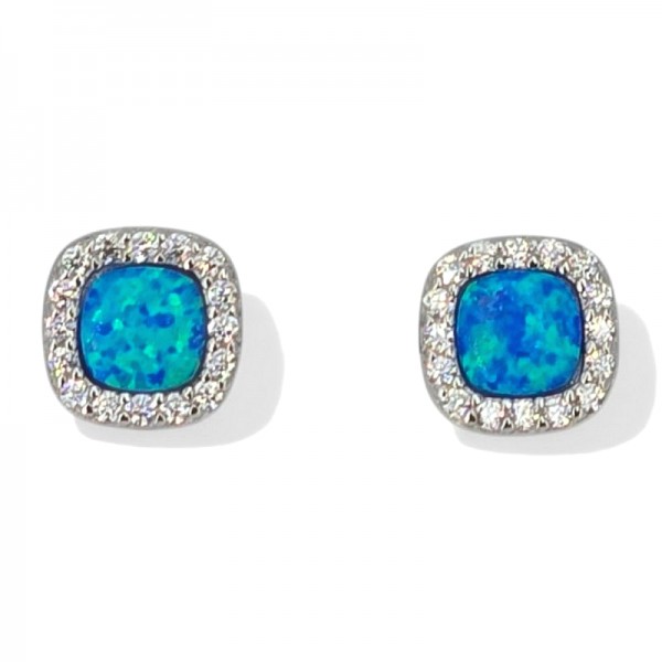 ΚΑΡΦΩΤΑ ΣΚΟΥΛΑΡΙΚΙΑ ΑΣΗΜΙ925 ΜΕ ΟΠΑΛ ΠΕΤΡΕΣ