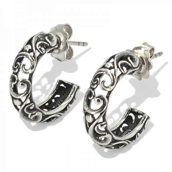 ΣΚΑΛΙΣΤΟΙ ΚΡΙΚΟΙ ΣΚΟΥΛΑΡΙΚΙΑ ΑΠΟ ΑΣΗΜΙ925 1,8 CM