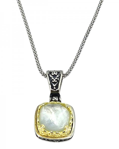 ΒΥΖΑΝΤΙΝΟ ΜΕΝΤΑΓΙΟΝ ΑΣΗΜΙ925 ΕΠΙΧΡΥΣΩΣΗ Κ18 ΚΑΙ ΦΙΛΝΤΙΣΙ ΠΕΤΡΑ