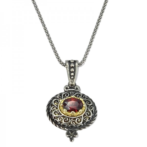 ΜΕΝΤΑΓΙΟΝ ΜΕ ΑΛΥΣΙΔΑ ΑΣΗΜΙ925 ΚΑΙ ΓΡΑΝΑΔΑ ΠΕΤΡΑ