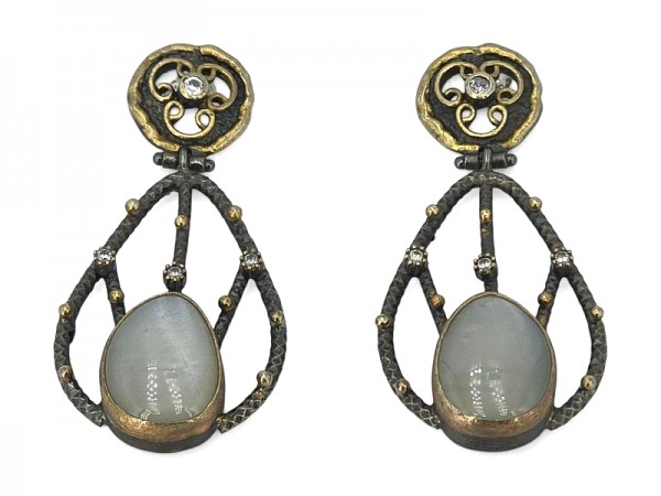 ΑΝΤΙΚΕ ΧΕΙΡΟΠΟΙΗΤΑ ΣΚΟΥΛΑΡΙΚΙΑ ΑΣΗΜΙ925 ΚΑΙ ΑΧΑΤΗ ΠΕΤΡΑ