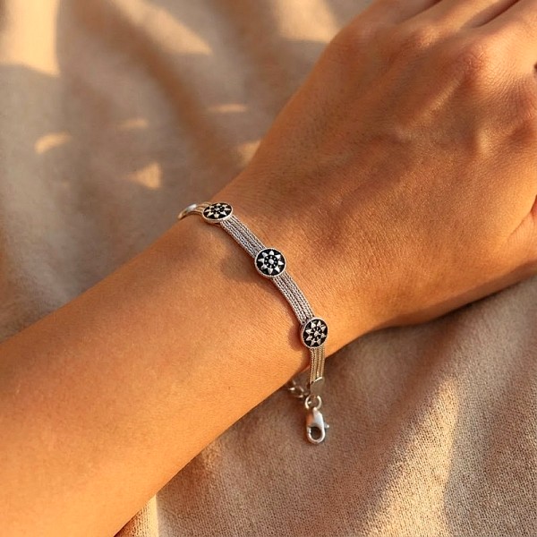 ΧΕΙΡΟΠΟΙΗΤΟ ΑΛΥΣΙΔΩΤΟ ΒΡΑΧΙΟΛΙ ΑΠΟ ΑΣΗΜΙ925