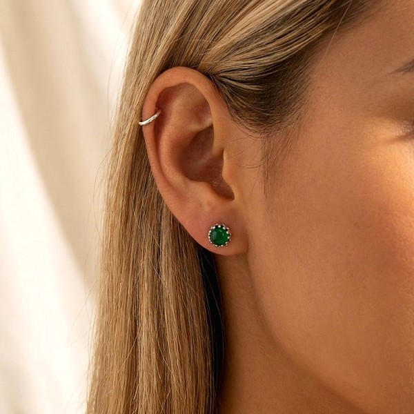 ΚΑΡΦΩΤΑ ΣΚΟΥΛΑΡΙΚΙΑ ΑΠΟ ΑΣΗΜΙ925 ΜΕ ΛΑΠΙΣ ΠΕΤΡΑ