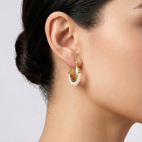 ΚΑΡΦΩΤΑ ΣΚΟΥΛΑΡΙΚΙΑ ΑΣΗΜΙ925 ΜΕ ΕΠΙΧΡΥΣΩΣΗ Κ18 ΚΑΙ ΜΑΡΓΑΡΙΤΑΡΙ ΚΑΛΛΙΕΡΓΕΙΑΣ