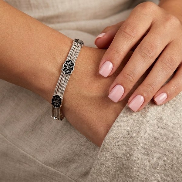 ΧΕΙΡΟΠΟΙΗΤΟ ΑΛΥΣΙΔΩΤΟ ΒΡΑΧΙΟΛΙ ΑΠΟ ΑΣΗΜΙ925