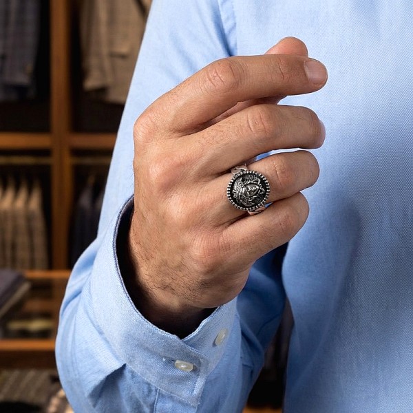 ΑΝΔΡΙΚΟ ΔΑΧΤΥΛΙΔΙ ΝΕΚΡΟΚΕΦΑΛΗ ΑΠΟ ΑΣΗΜΙ925