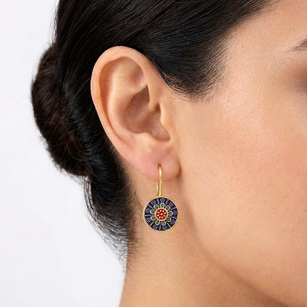 ΚΡΕΜΑΣΤΑ ΣΚΟΥΛΑΡΙΚΙΑ ΑΣΗΜΙ925 ΕΠΙΧΡΥΣΩΣΗ Κ18 ΜΕ ΣΜΑΛΤΟ