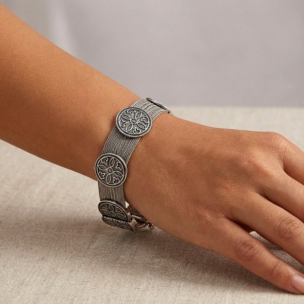 ΧΕΙΡΟΠΟΙΗΤΟ ΑΛΥΣΙΔΩΤΟ ΒΡΑΧΙΟΛΙ ΑΠΟ ΑΣΗΜΙ925