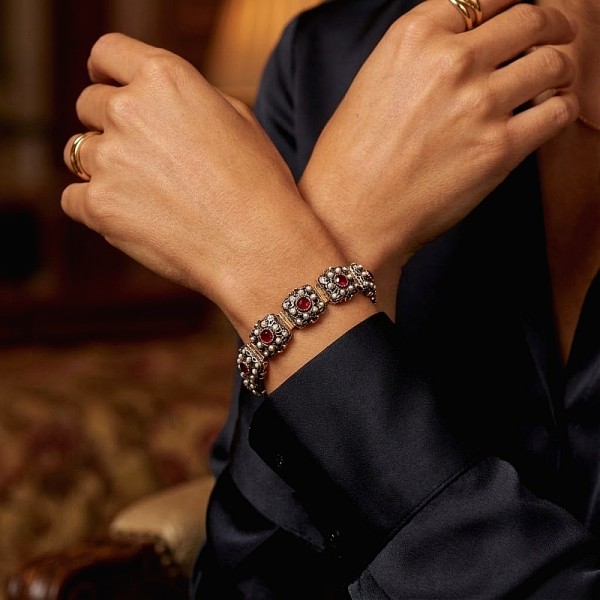 ΧΕΙΡΟΠΟΙΗΤΟ ΒΡΑΧΙΟΛΙ ΑΠΟ ΑΣΗΜΙ925 ΜΕ ΜΑΛΑΧΙΤΗ ΠΕΤΡΑ