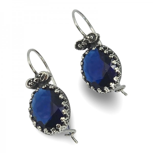 ΑΝΤΙΚΕ ΣΚΟΥΛΑΡΙΚΙΑ ΑΣΗΜΙ925 ΜΕ SWAROVSKI