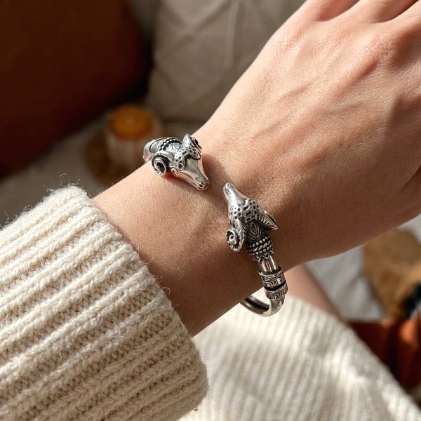 ΒΥΖΑΝΤΙΝΟ ΣΚΑΛΙΣΤΟ ΧΕΙΡΟΠΟΙΗΤΟ ΒΡΑΧΙΟΛΙ ΑΠΟ ΑΣΗΜΙ925