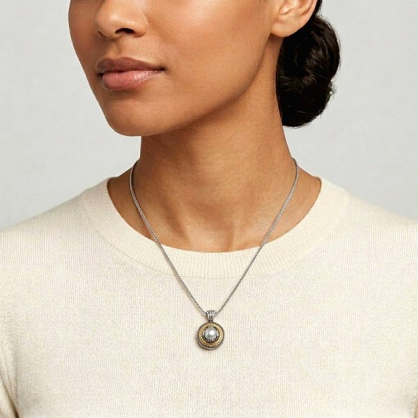 ΒΥΖΑΝΤΙΝΟ ΜΕΝΤΑΓΙΟΝ ΑΣΗΜΙ925 ΜΕ ΕΠΙΧΡΥΣΩΣΗ Κ18 ΚΑΙ ΜΑΡΓΑΡΙΤΑΡΙ