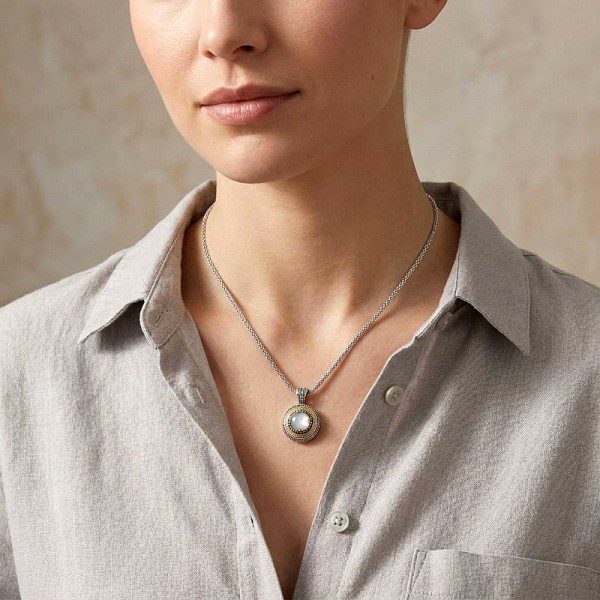 ΒΥΖΑΝΤΙΝΟ ΜΕΝΤΑΓΙΟΝ ΑΣΗΜΙ925 ΜΕ ΕΠΙΧΡΥΣΩΣΗ Κ18 ΚΑΙ ΦΙΛΝΤΙΣΙ