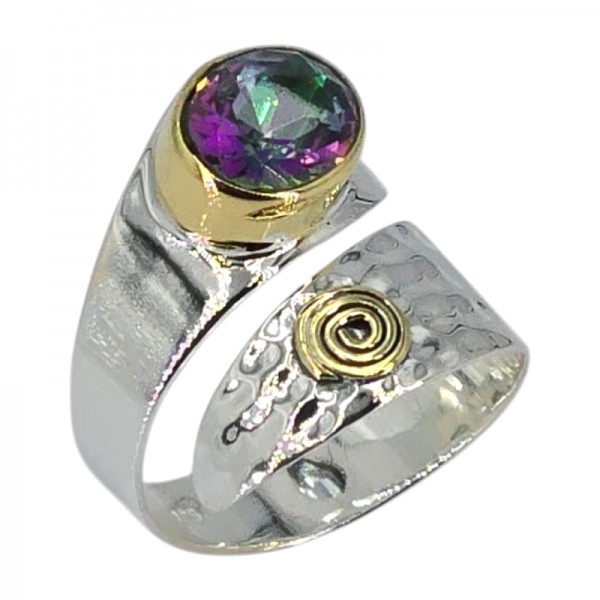 ΧΕΙΡΟΠΟΙΗΤΟ ΔΑΧΤΥΛΙΔΙ ΑΠΟ ΑΣΗΜΙ925 ΜΕ ΣΟΥΛΤΑΝΙΤΗ ΠΕΤΡΑ