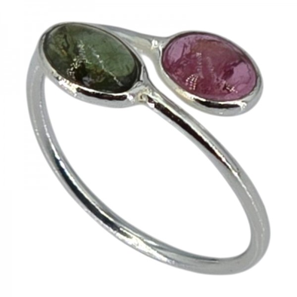 ΧΕΙΡΟΠΟΙΗΤΟ ΔΑΧΤΥΛΙΔΙ ΑΠΟ ΑΣΗΜΙ925 ΜΕ ΤΡΟΥΜΑΛΙΝΗ ΠΕΤΡΕΣ