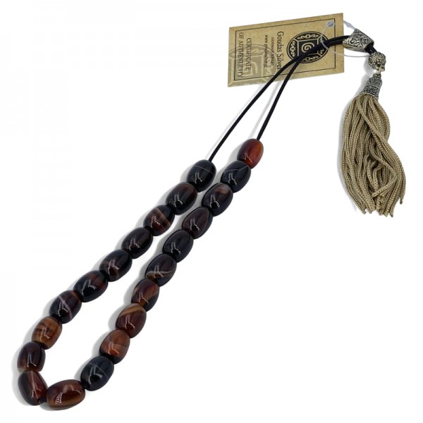 ΚΟΜΠΟΛΟΙ ΑΠΟ ΑΧΑΤΗ ΠΕΤΡΑ ΜΕ ΑΣΗΜΕΝΙΑ ΦΟΥΝΤΑ