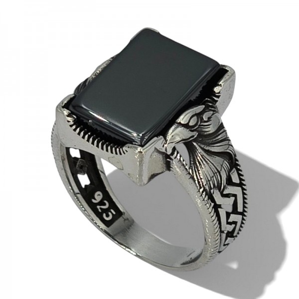 ΑΝΔΡΙΚΟ ΔΑΧΤΥΛΙΔΙ ΑΠΟ ΑΣΗΜΙ925 ΚΑΙ ΟΝΥΧΑ ΠΕΤΡΑ