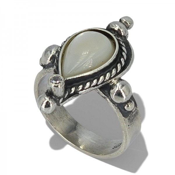 ΑΝΤΙΚΕ ΔΑΧΤΥΛΙΔΙ ΑΣΗΜΙ925 ΜΕ ΦΙΛΝΤΙΣΙ ΠΕΤΡΑ