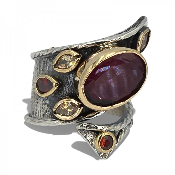 ΧΕΙΡΟΠΟΙΗΤΟ ΔΑΧΤΥΛΙΔΙ ΑΠΟ ΑΣΗΜΙ925 ΜΕ ΖΙΡΚΟΝ ΠΕΤΡΕΣ