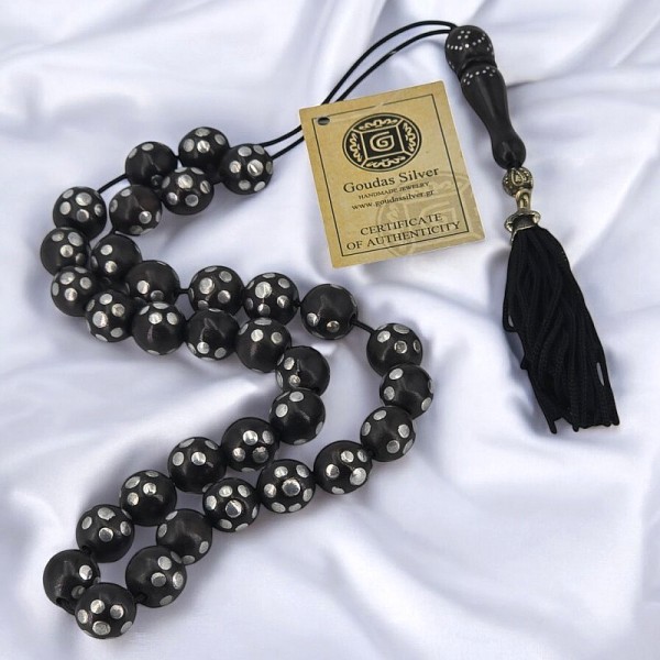 ΚΟΜΠΟΛΟΙ ΑΠΟ EΒΕΝΟ ΞΥΛΟ ΜΕ ΑΣΗΜΕΝΙΑ ΦΟΥΝΤΑ  33 ΧΑΝΤΕΣ