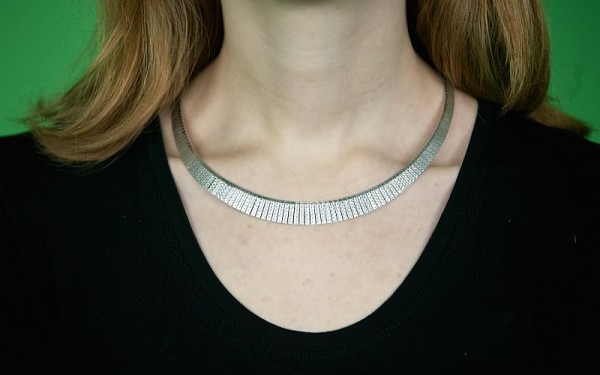 ΚΟΛΙΕ ΤΣΟΚΕΡ ΔΙΠΛΗΣ ΟΨΗΣ ΑΣΗΜΙ925 ΚΑΙ ΕΠΙΧΡΥΣΩΣΗ Κ18