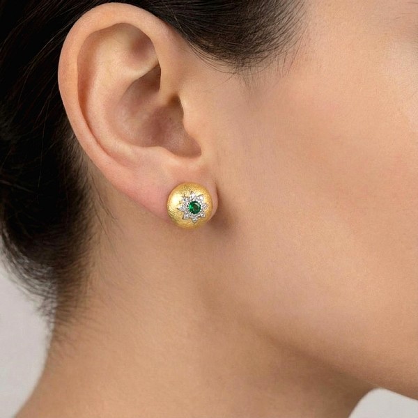 ΚΑΡΦΩΤΑ ΣΚΟΥΛΑΡΙΚΙΑ ΑΡΧΑΙΑ ΚΕΦΑΛΗ ΑΣΗΜΙ925 ΜΕ ΕΠΙΧΡΥΣΩΣΗ