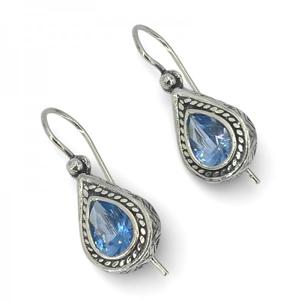 ΑΝΤΙΚΕ ΣΚΟΥΛΑΡΙΚΙΑ ΑΣΗΜΙ925 ΜΕ ΖΙΡΚΟΝ ΠΕΤΡΑ