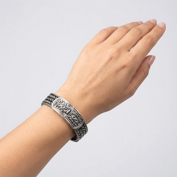 ΧΕΙΡΟΠΟΙΗΤΟ ΑΝΤΙΚΕ ΒΡΑΧΙΟΛΙ ΑΛΥΣΙΔΩΤΟ ΑΠΟ ΑΣΗΜΙ925